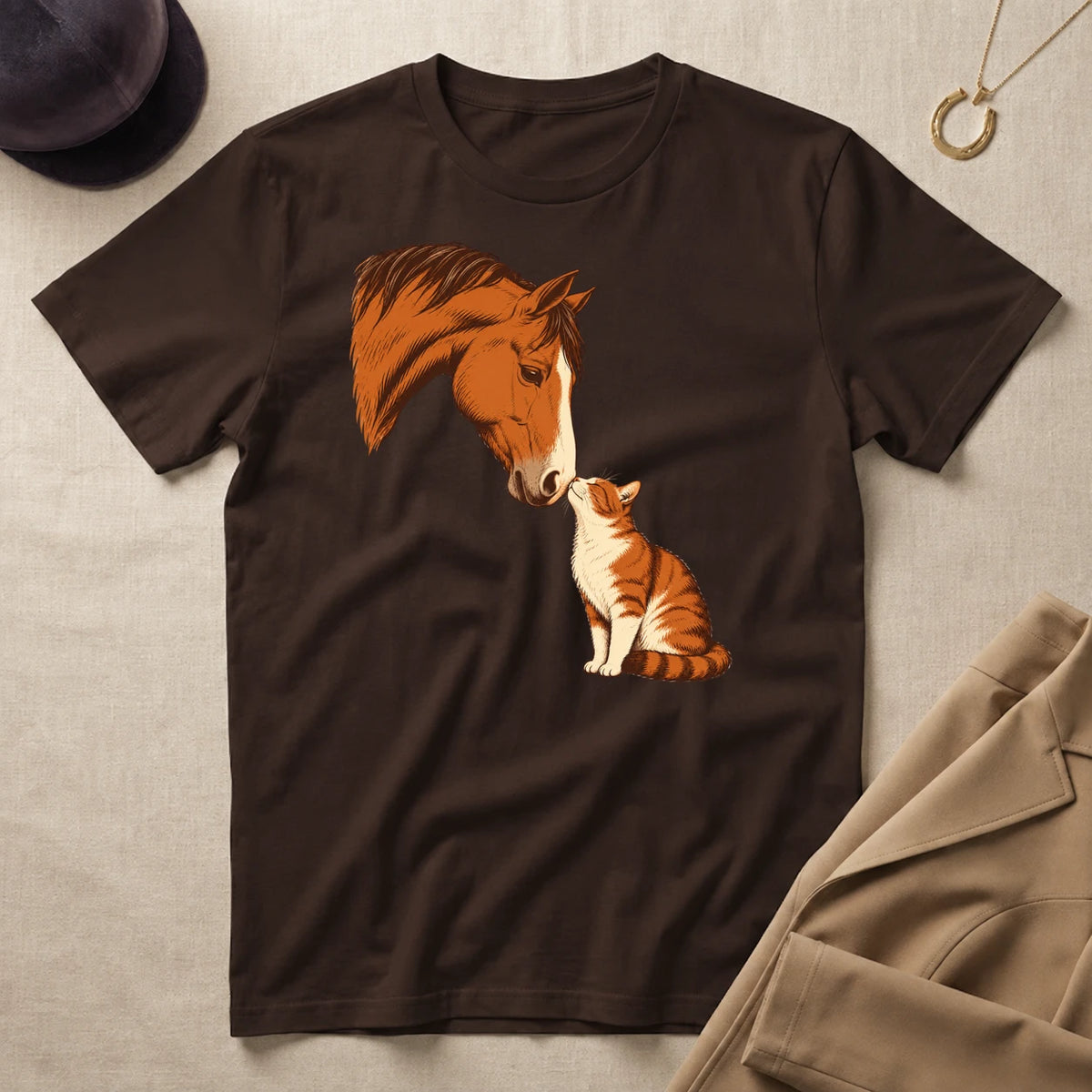 Horse and Cat
